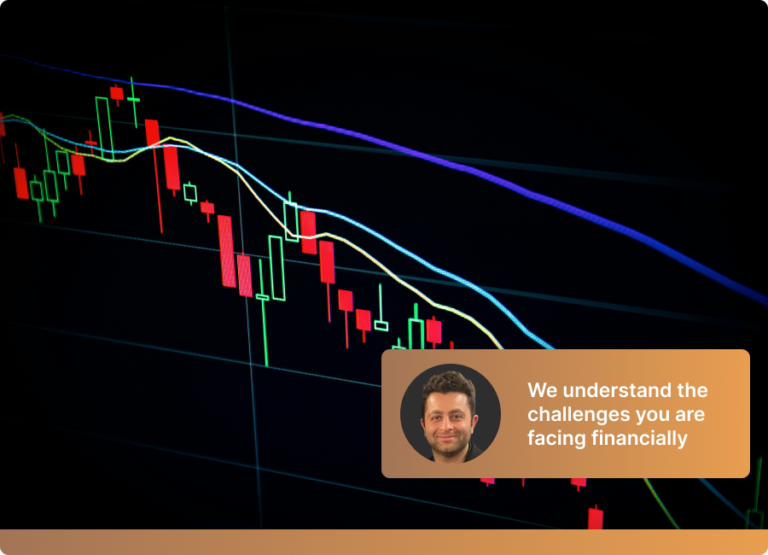 Forex candlestick chart trending downward