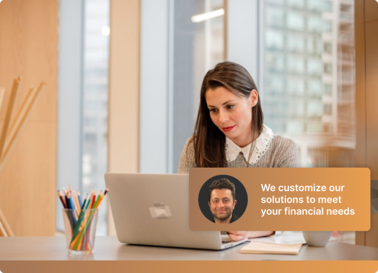 Small business owner confident with customized accounting support